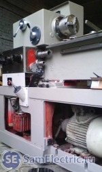 Капитальный ремонт токарного станка в процессе. Главный двигатель - двухскоростной
