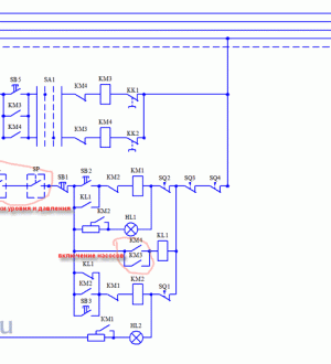 Построение схем на реле и контакторах