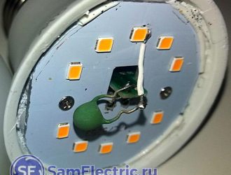 Доработка схем светодиодных ламп