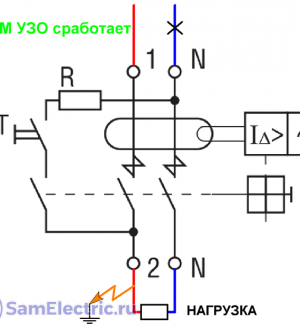 Когда выбивает УЗО? Работоспособность при обрыве нуля