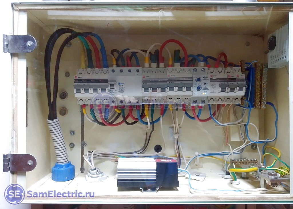 Установка электрощита с подключением УЗО и электросчетчика в Одинцово «под ключ»