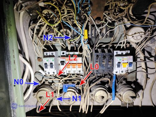 Исходное состояние. Фото ДО. Исходное состояние щита в подъезде